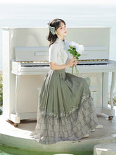 Load image into Gallery viewer, Green Hanfu 丨 山中书事【2-Piece Set RF9050】