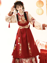 Load image into Gallery viewer, Traditional Chinese Red Hanfu 丨 宋制祥贺瑞【4-Piece Set RF9439】
