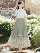 Load image into Gallery viewer, Green Hanfu 丨 山中书事【2-Piece Set RF9050】