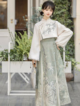 Load image into Gallery viewer, Lixiang Yin off white Hanfu 丨 梨香引【2-Piece Set RF9455】