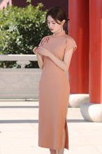 Load image into Gallery viewer, Wenwanfendai Cheongsam Pink Qipao 丨 温婉粉黛【YG2354】