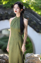 Load image into Gallery viewer, Zhulvcongcong Cheongsam Green Qipao 丨 竹绿葱葱【YG2628】