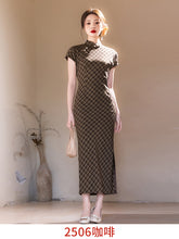 Load image into Gallery viewer, Improved Chinese-style qipao showcases traditional Chinese clothing【YG2506】