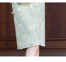 Load image into Gallery viewer, Qingyun New Chinese Style Qipao, Interpreting Elegant Chinese National Style【YG2644】