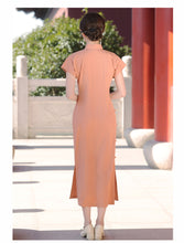 Load image into Gallery viewer, Wenwanfendai Cheongsam Pink Qipao 丨 温婉粉黛【YG2354】