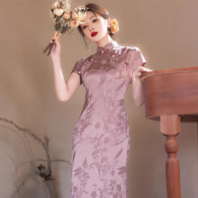 Load image into Gallery viewer, Ziyun Qipao Showcases the Beauty of Traditional Chinese Clothing【YG2509】