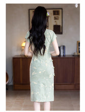 Load image into Gallery viewer, Qingyun New Chinese Style Qipao, Interpreting Elegant Chinese National Style【YG2644】