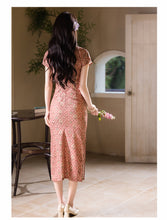 Load image into Gallery viewer, Graceful Chinese Style: Modified Cheongsam【YG2640】