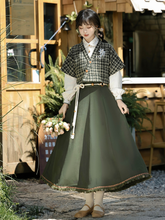 Load image into Gallery viewer, Han elements, modern fashion design  Hanfu  丨 竹青绿【3-Piece Set RF9402】
