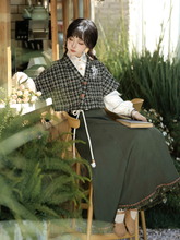 Load image into Gallery viewer, Han elements, modern fashion design  Hanfu  丨 竹青绿【3-Piece Set RF9402】
