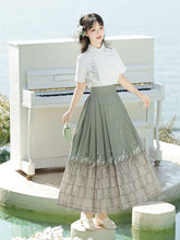 Load image into Gallery viewer, Green Hanfu 丨 山中书事【2-Piece Set RF9050】
