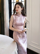 Load image into Gallery viewer, Classic qipao dress - pink sexy cheongsam | RainbowFlowers【YG2751】
