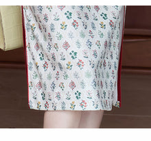 Load image into Gallery viewer, Chinese-style cheongsam dress with the elegance of silk and linen【YG2612】

