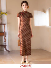 Load image into Gallery viewer, Improved Chinese-style qipao showcases traditional Chinese clothing【YG2506】
