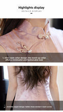 Load image into Gallery viewer, Classic qipao dress - pink sexy cheongsam | RainbowFlowers【YG2751】
