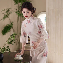 Load image into Gallery viewer, Temperament Pink Dai Cheongsam Pink Qipao 丨 气质粉黛【YG2567】
