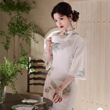 Load image into Gallery viewer, Su Yi Green Qipao 丨 素依【YG2568】
