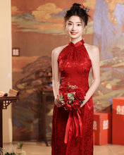 Load image into Gallery viewer, Guyunqilian Cheongsam Black Qipao 丨 古韵漆莲【YG2276】
