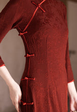Load image into Gallery viewer, Chaziyanhong Cheongsam Red Qipao 丨 姹紫嫣红【YG2493】
