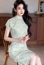 Load image into Gallery viewer, Qingyun New Chinese Style Qipao, Interpreting Elegant Chinese National Style【YG2644】
