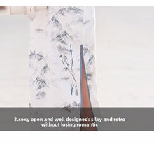 Load image into Gallery viewer, Zhimoshanhe Cheongsam White Qipao 丨 纸墨山河【YG2400】
