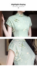 Load image into Gallery viewer, Qingyun New Chinese Style Qipao, Interpreting Elegant Chinese National Style【YG2644】
