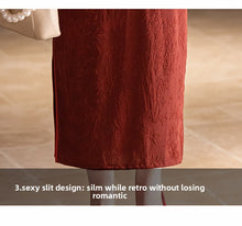 Load image into Gallery viewer, Chaziyanhong Cheongsam Red Qipao 丨 姹紫嫣红【YG2493】
