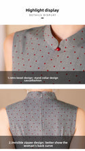 Load image into Gallery viewer, Elegant And Pure Silver Grey Qipao 丨 高雅素净【YG2511】
