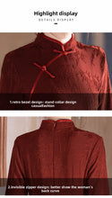 Load image into Gallery viewer, Chaziyanhong Cheongsam Red Qipao 丨 姹紫嫣红【YG2493】
